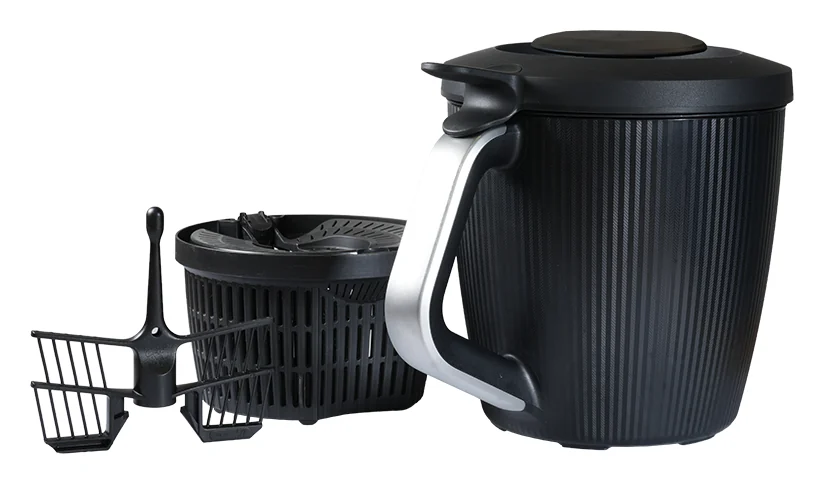 TM7 insulated mixing bowl with simmering basket, butterfly whisk and spatula
